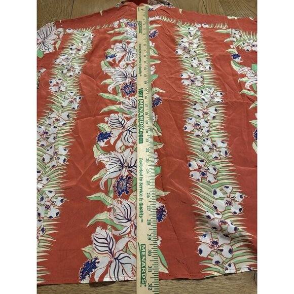Avanti Original Silk Hawaiian‎ Shirt Size XL Floral Tropical Beach Travel Preppy - Picture 10 of 12